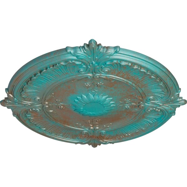 Attica Acanthus Leaf Ceiling Medallion (Fits Canopies Up To 3 1/4), 30 1/8OD X 1 1/2P